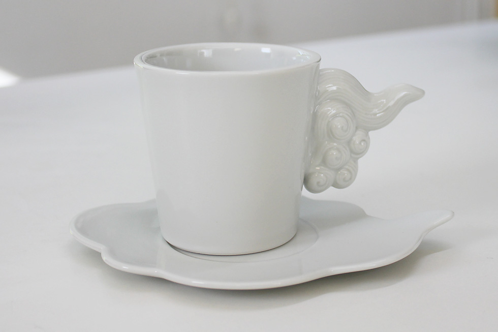 鶏カップソーサーセット